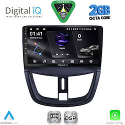Digital IQ Sistem audio auto Peugeot 207 2007-2014 cu Bluetooth, USB & GPS