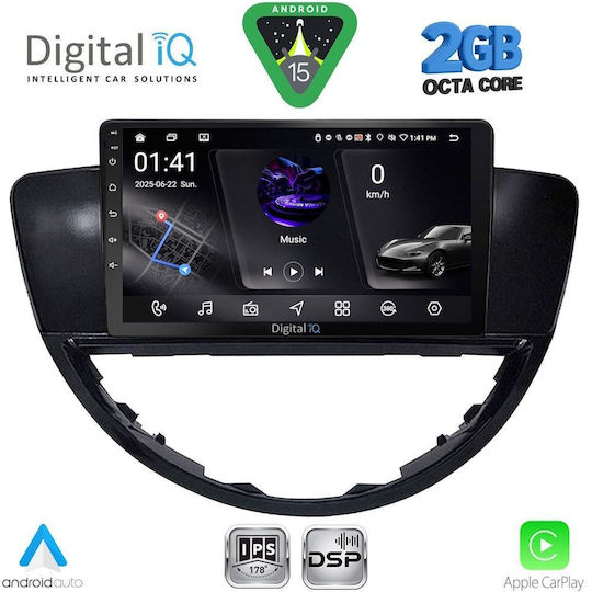 Digital IQ Car Audio System for Subaru Tribeca 2007-2014 (Bluetooth/USB/WiFi/GPS/Apple-Carplay/Android-Auto) with Touch Screen 9"