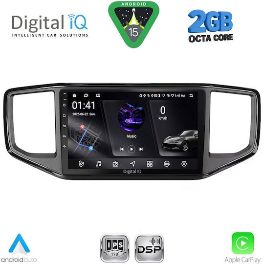 Digital IQ Ηχοσύστημα Αυτοκινήτου για Volkswagen Amarok 2017-2022 (Bluetooth/USB/WiFi/GPS/Apple-Carplay/Android-Auto) με Οθόνη Αφής 9"