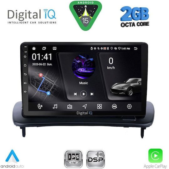 Digital IQ Ηχοσύστημα Αυτοκινήτου για Volvo C30 / S40 2005-2013 (Bluetooth/USB/WiFi/GPS/Apple-Carplay/Android-Auto) με Οθόνη Αφής 9"