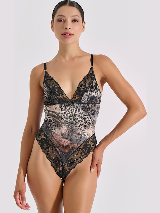 Sexy Bodysuit Velvet Tiger 002525-Tiger 002525-Tiger Tiger
