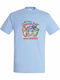 Kinder-T-Shirt Sky Blue All I Want For Christmas Is More Ramen