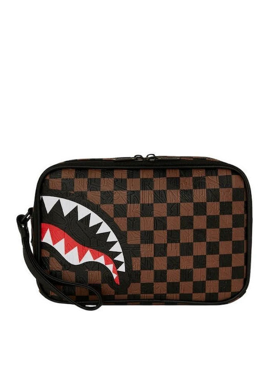 Sprayground Pencil Cases Toiletry Bag Big City Emboss Toiletry Brick Multi-b8238-multi