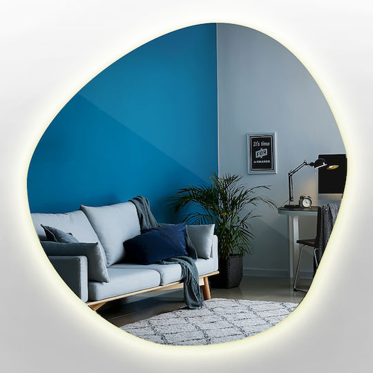 Tulup Wandspiegel mit LED Beleuchtung 67x67.6cm 1Stück