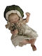 Christmas Decorative Doll Vinyl Green Hat 25cm