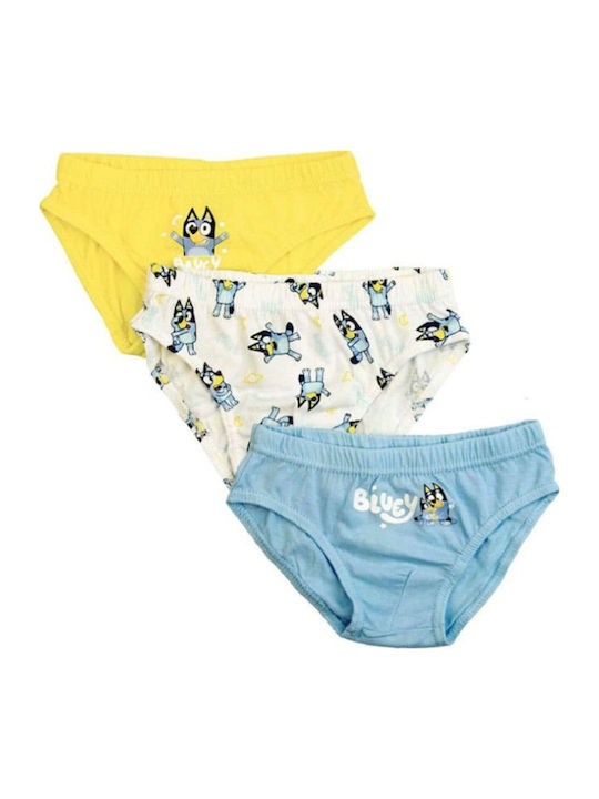 Bluey Kids' Set with Briefs Blue 3pcs