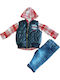 Комплект Зима 2бр Red, Black