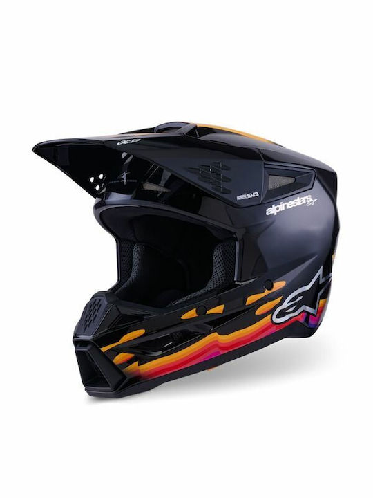 Alpinestars SM3 Black Gloss Κράνος Μηχανής Moto...