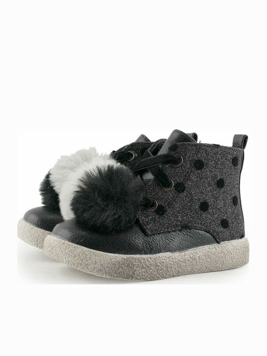 Kids Sneakers High Black