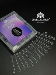Global Fashion Форми за изкуствени нокти Двойни форми 1бр 7856790