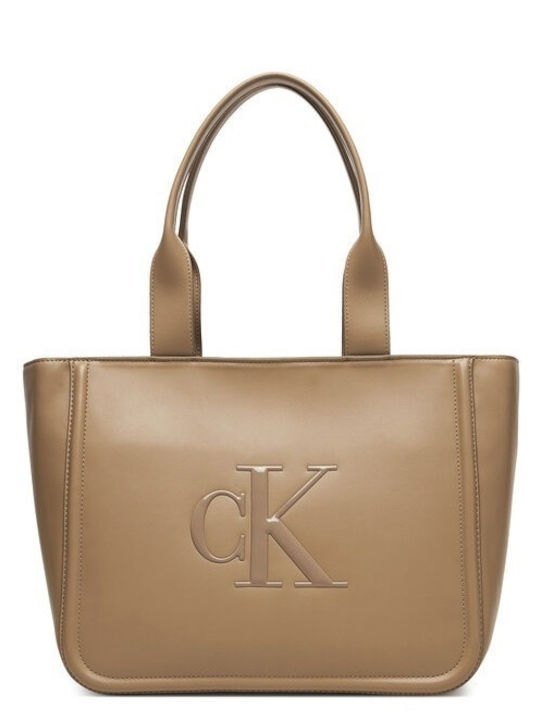 Calvin Klein Women's Bag Tote Handbag Beige