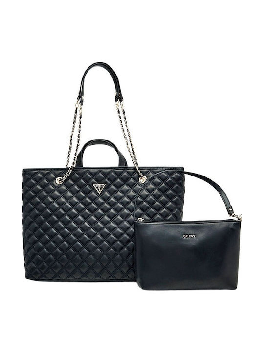 Guess Giully Ii Women's Bag Tote Handbag Black