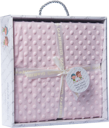 Gamberritos Kids Decke Wickeltücher für Kinderzimmer Rosa 110x140cm