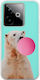 Bubblegum Polar Bear Realme Gt 7 5g Flexible Tpu Transparente Silikon