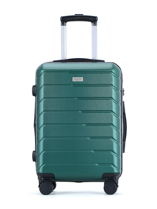 Lavor Valiză De Călătorie Cabina Dură Verde Cu 4 Roți Înălțime 55 Cm