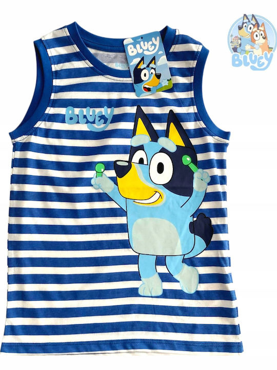 Bluey Kids' Undershirt Tank Top Blue