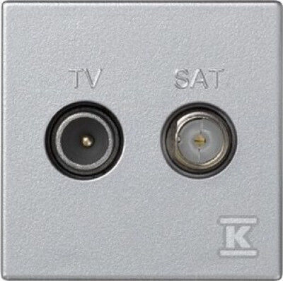 Simon Connect Socket K45 Antenna Tv-sat Anodized Aluminum K130a/8