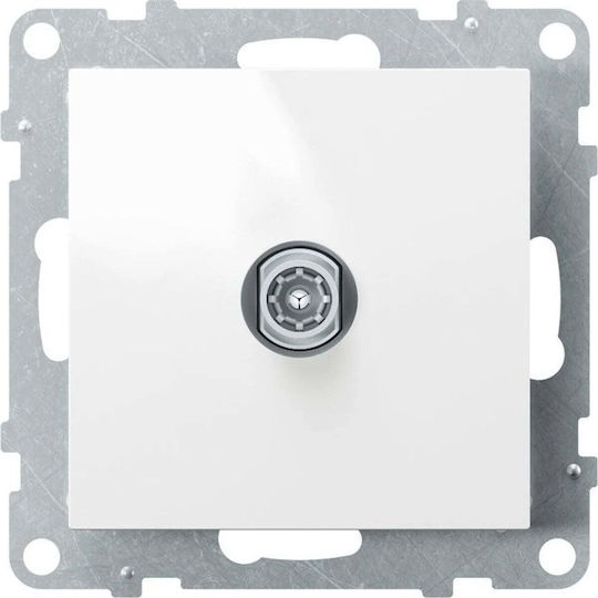 Suno End TV-Antennensteckdose 1.5db Weiße 721164