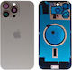 Καπάκι Μπαταρίας Ασημί για Apple iPhone 16 Pro Max