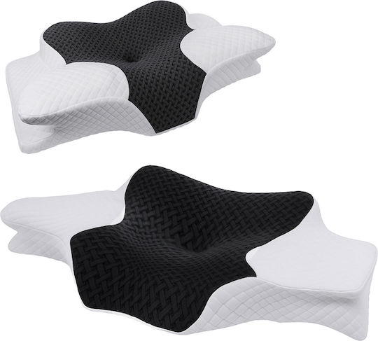Linomag Μαξιλάρι Πλάτης 62x41x13cm σε Λευκό χρώμα