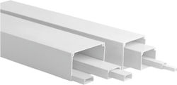 Jager White Self-Adhesive Channel 15x10mm X2m Elc1510