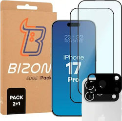 Bizon Screen Glass + Протектор за камера Закалено стъкло Transparent за Apple iPhone 17 Pro Bizon Screen Glass + Протектор за камера Закалено стъкло Transparent за Apple iPhone 17 Pro