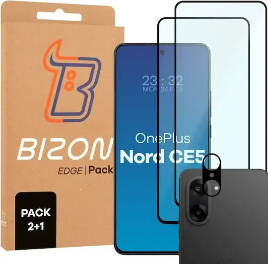 Bizon Screen Glass + Протектор за камера Закалено стъкло Transparent за OnePlus Nord CE5 5G