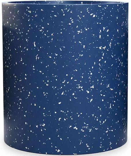 Supergreens Pot Ceramic Μπλέ Terrazzo 40x40x35cm.