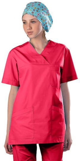 Anta Uniforms Unisex Σετ Ιατρικό Παντελόνι και Μπλούζα Φούξια