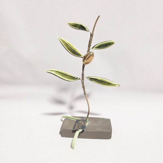 G2026/329 Handmade Ceramic Tabletop Decor Olive Grekas Home