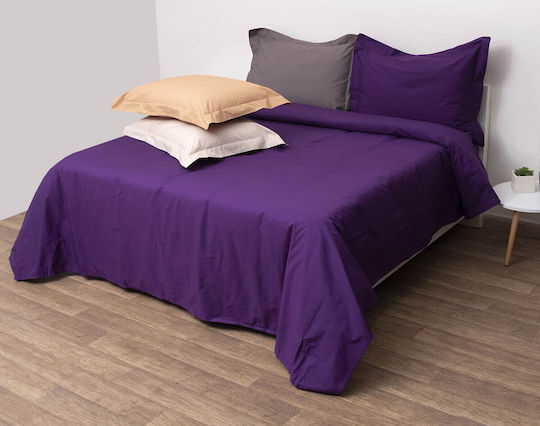 Viopros Duvet Set Queen 220x240cm Superb Dark Blue 3pcs