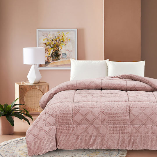 Liolios Home Κουβερτοπάπλωμα King Size 260x240εκ. Prestige Pink