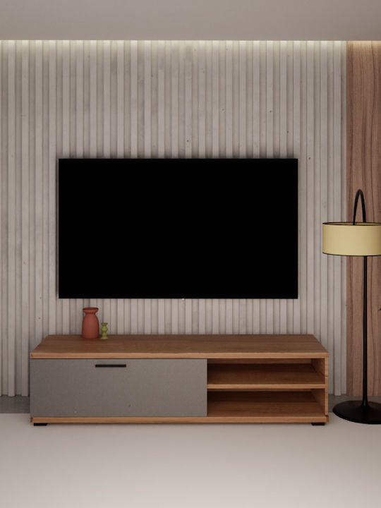 Stand TV Culoare Nuc - Gri L39xA36xÎ150cm