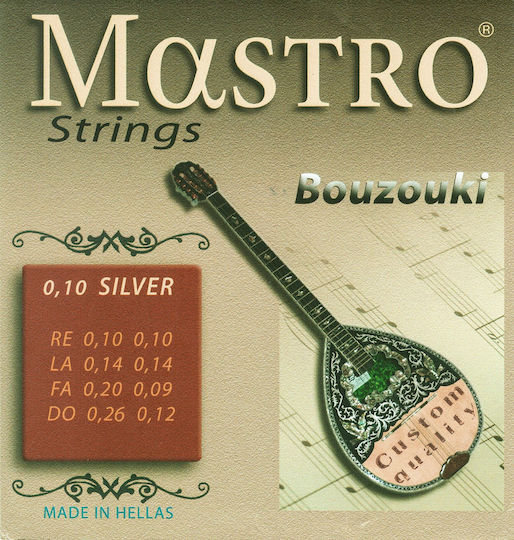Mastro Комплект Хорди за Бузуки / Цурас Custom 10 - 26"