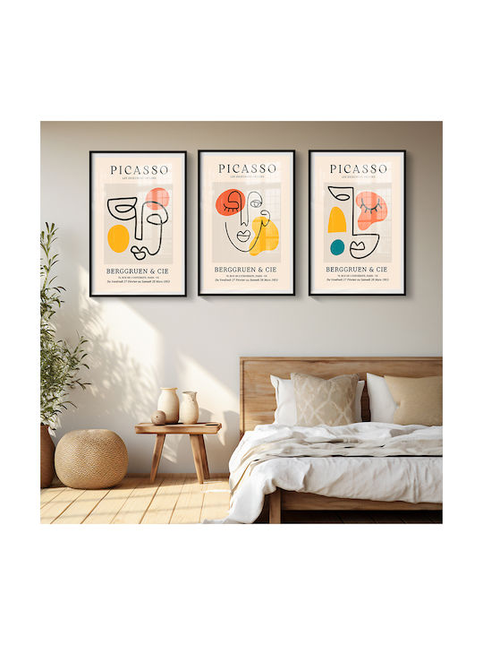Poster Pablo Picasso Les Dejeurenes Dessins Art243 21cm X 30cm White Frame PVC