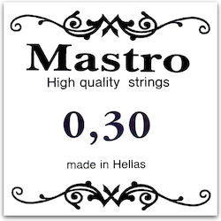 Mastro SI30-L Einzel Laouto-Saiten Versilbert 30 Zoll Schleifenende Mastro SI30-L Einzel Laouto-Saiten Versilbert 30 Zoll Schleifenende