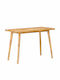 Table Dining Room from Solid Wood Natural 100x55x75cm