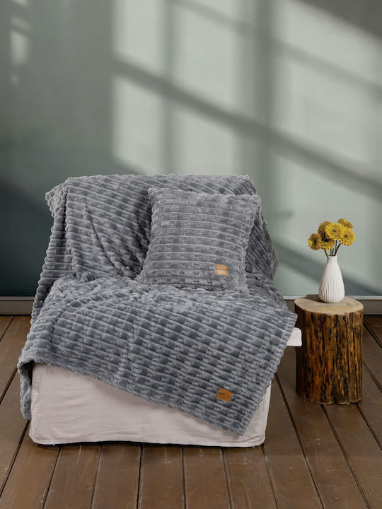 Nima Savara Κουβέρτα Fleece Καναπέ 130x170εκ. D...