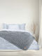 Nima Savara Κουβέρτα Sherpa Μονή 160x220εκ. Dark Gray