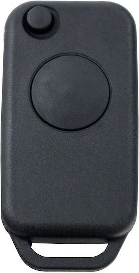 Techstar Car Key Case Compatible Mercedes C E Clk Ml Slk Cl S Class Sprinter Viano Vito 1 Button Hu39