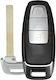 Husă Pentru Chei Auto Compatibilă Cu Modelele Audi A6 C8 A7 A8 Q8 3 Butoane