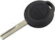 Techstar Car Key Cover Case Compatible with Mitsubishi 2 Buttons for Colt Carisma Space Star and Warrior