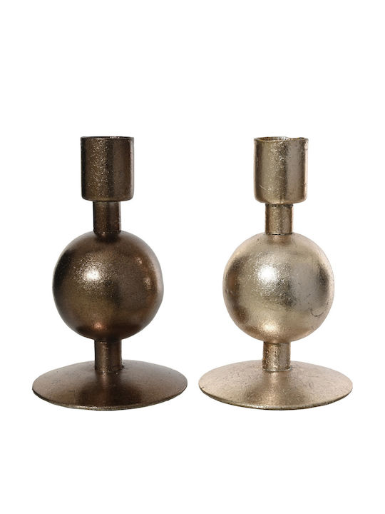 Beauty Home Candle Holder Metal in Bronze Color...