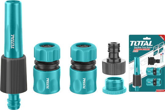 Set Water Hose Quick Connectors 1/2" 5 Pcs