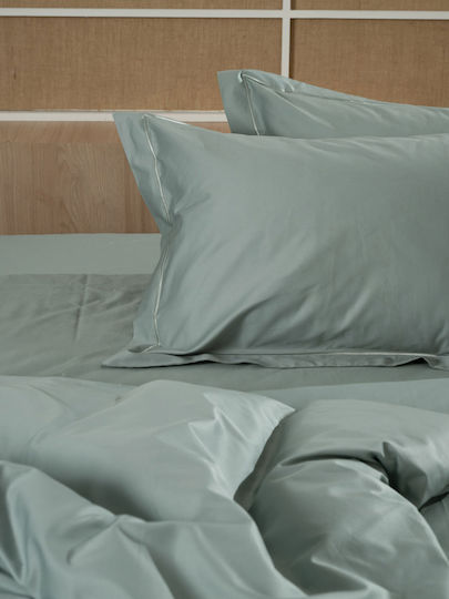 Palatex Kissenbezug-Set Oxford Aqua 52x72cm.