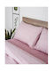 Sunshine Σετ Μαξιλαροθήκες με Φάσα Pink 50x70εκ.