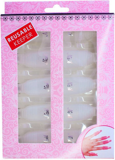 Trendy Manicure Removal Clothespins Various Colors Reusable Keeper 10pcs