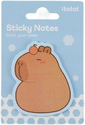 Самозалепващи Листчета Sticky Notes Capybara Сини 20 Листчета 5.4x7.3см Itotal