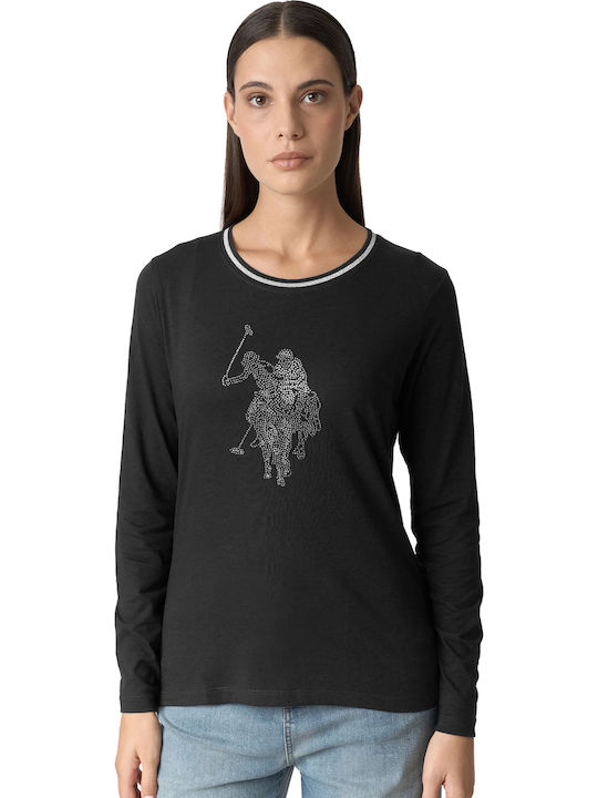 Bets Damen Polo Bluse Nero