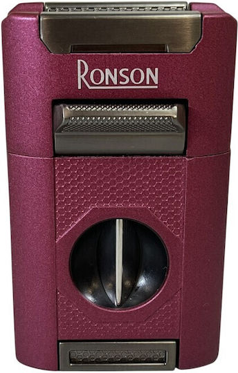 Ronson Αναπτήρας Flamme Winddicht mit Jet-Flamme in Lila Farbe